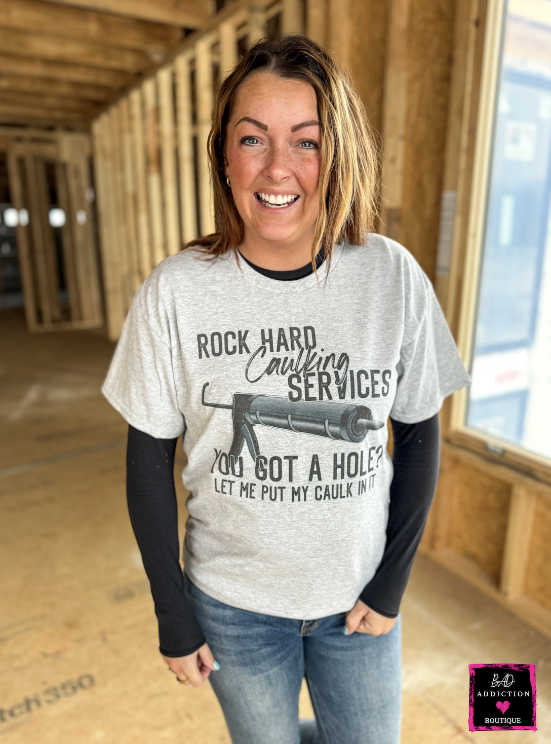 Rock Hard Caulking Services Tee