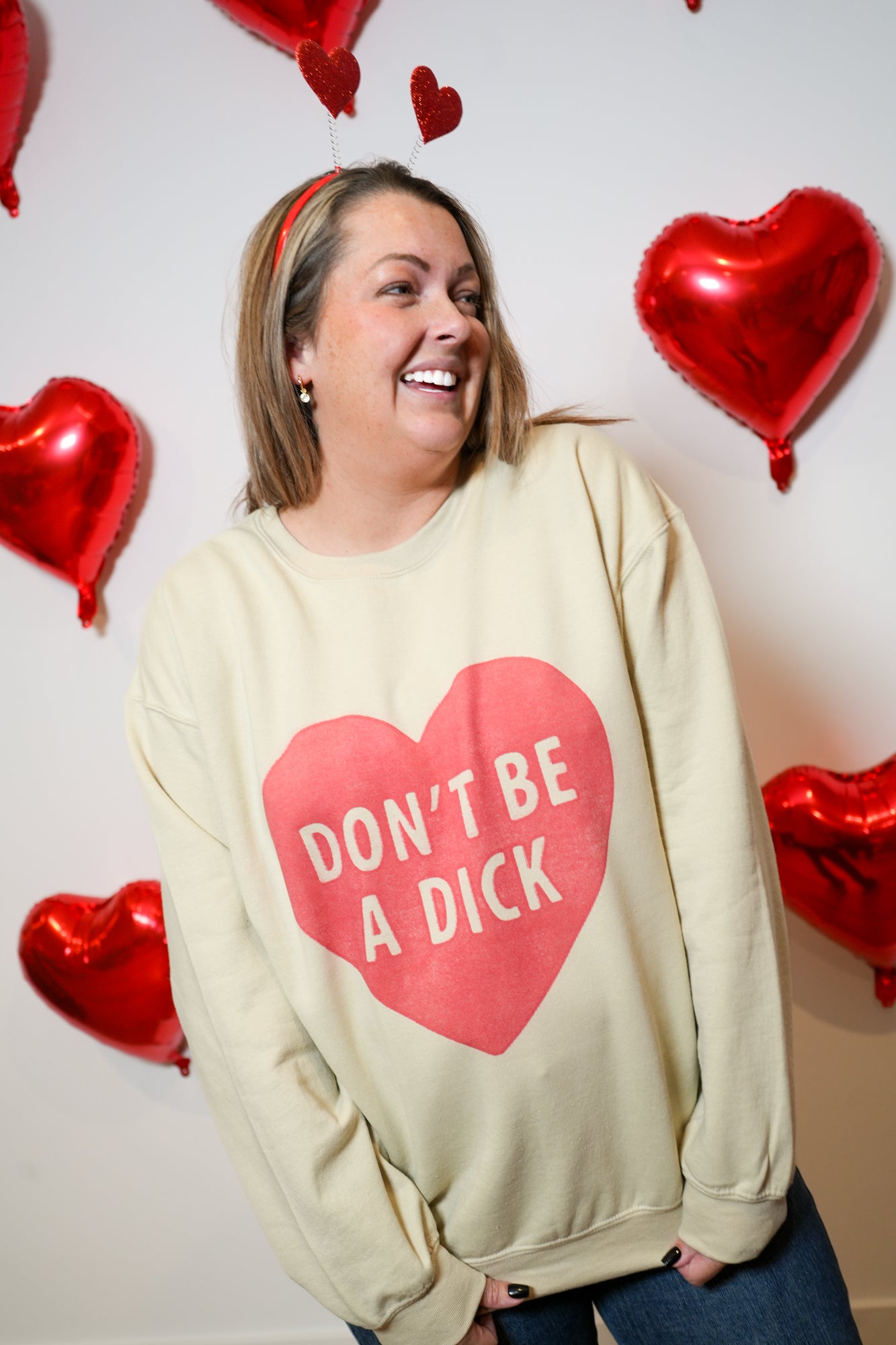 Don't Be A Richard Sweatshirt Bad Addiction