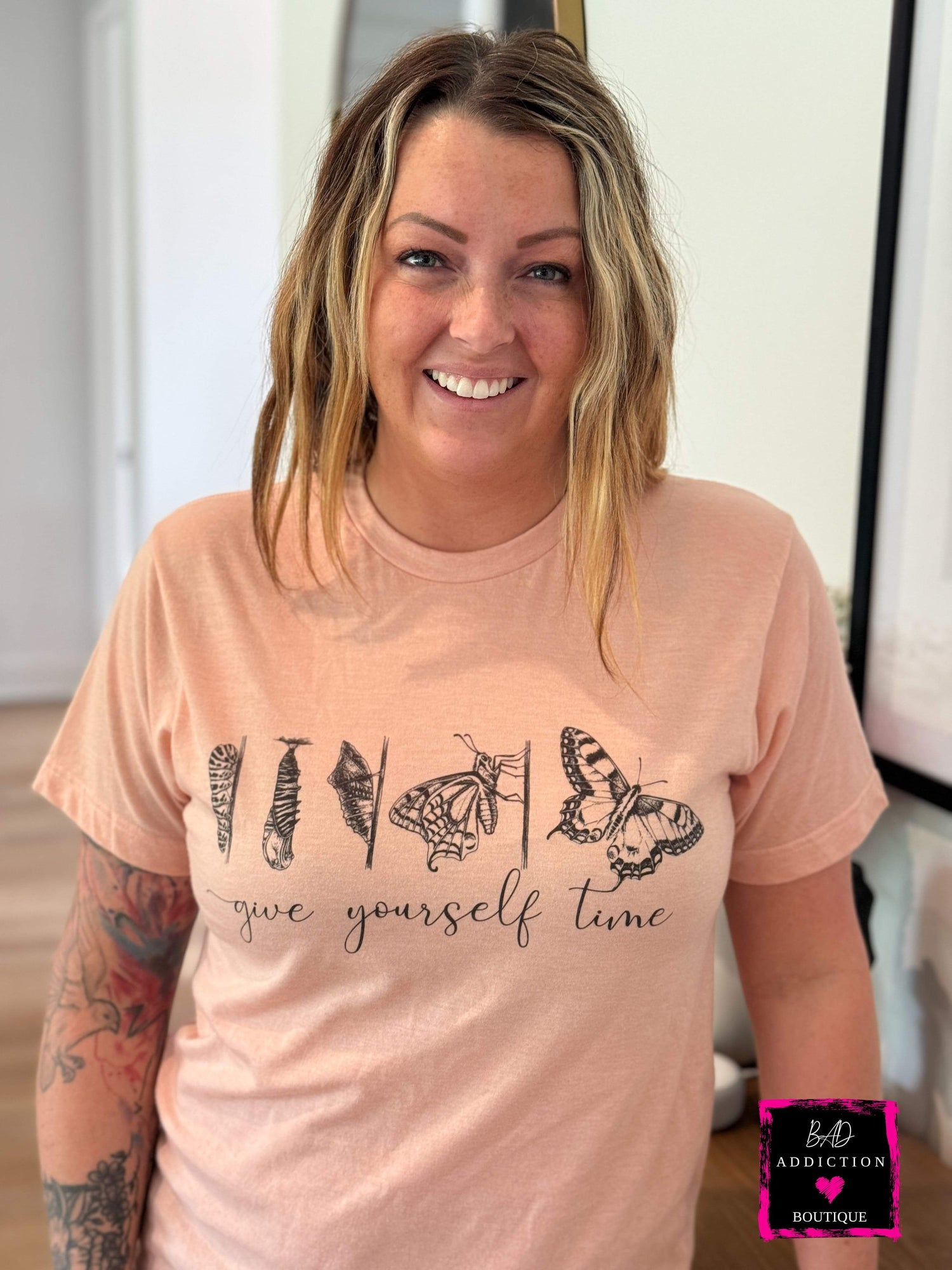 Give Yourself Time Tee Bad Addiction