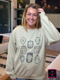 Ghost Collage Frame Sweatshirt Bad Addiction