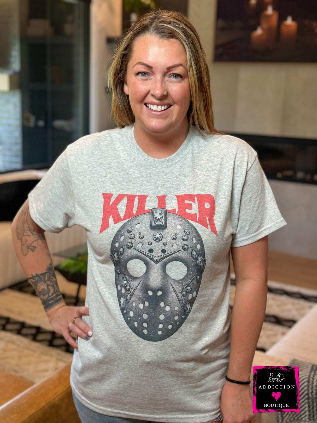 Crystal Mask Killer Tee Bad Addiction