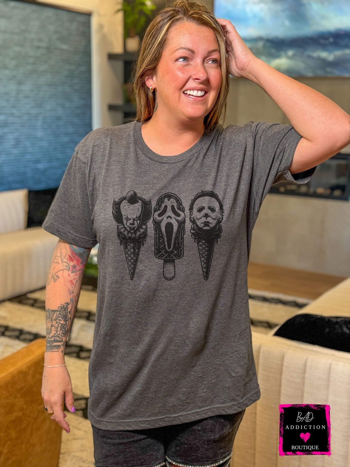 Frosty Friends T-Shirt Bad Addiction