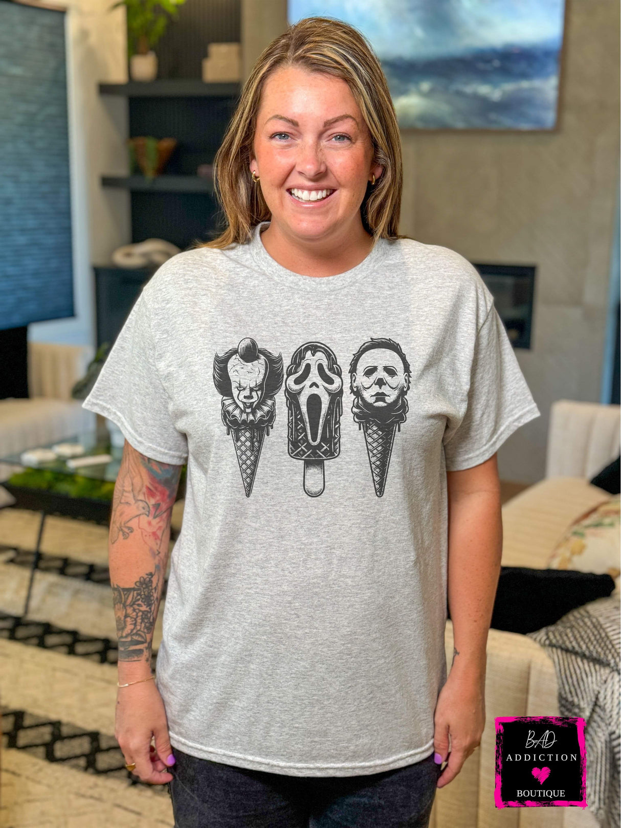 Frosty Friends T-Shirt Bad Addiction