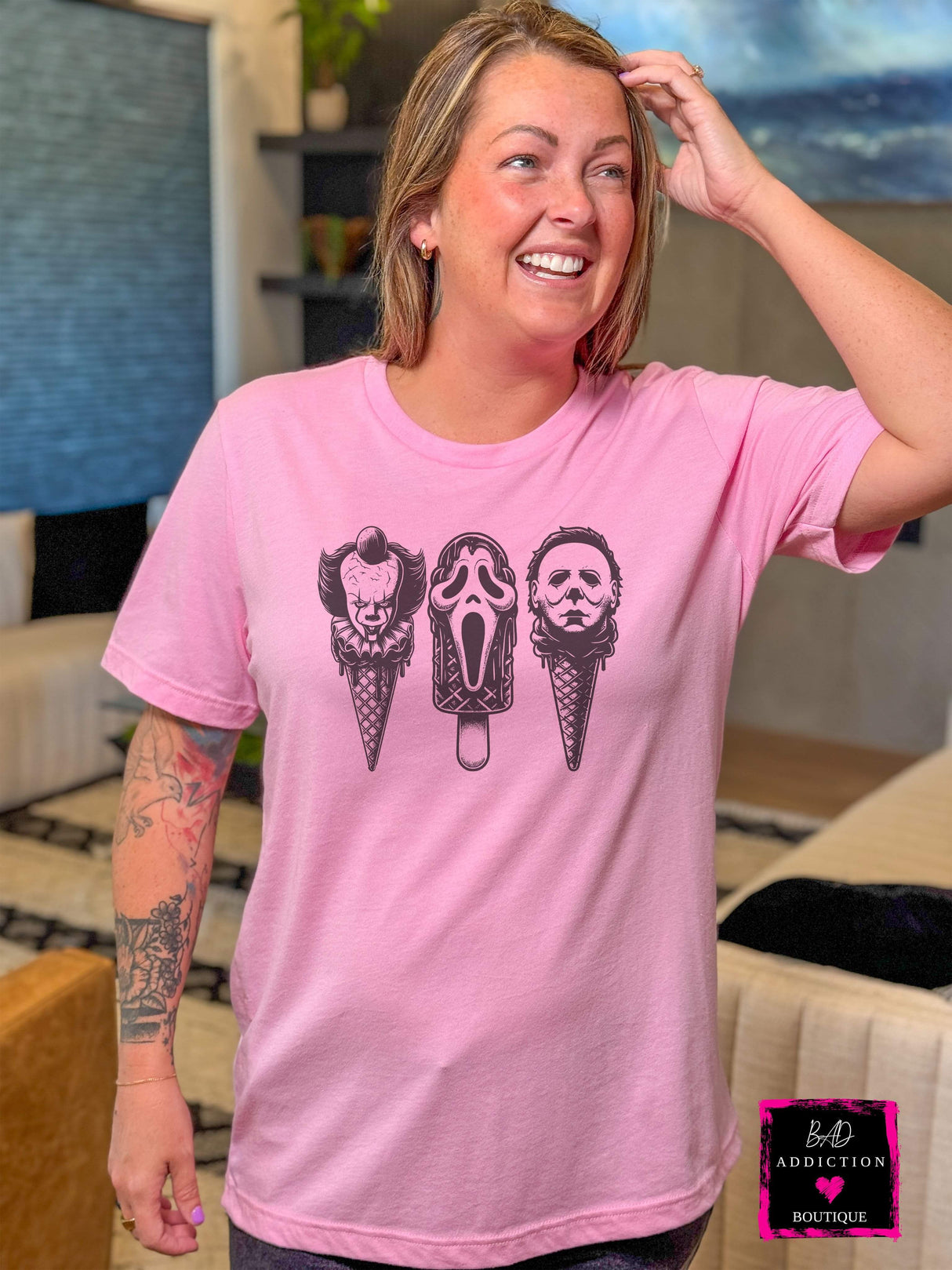 Frosty Friends T-Shirt Bad Addiction