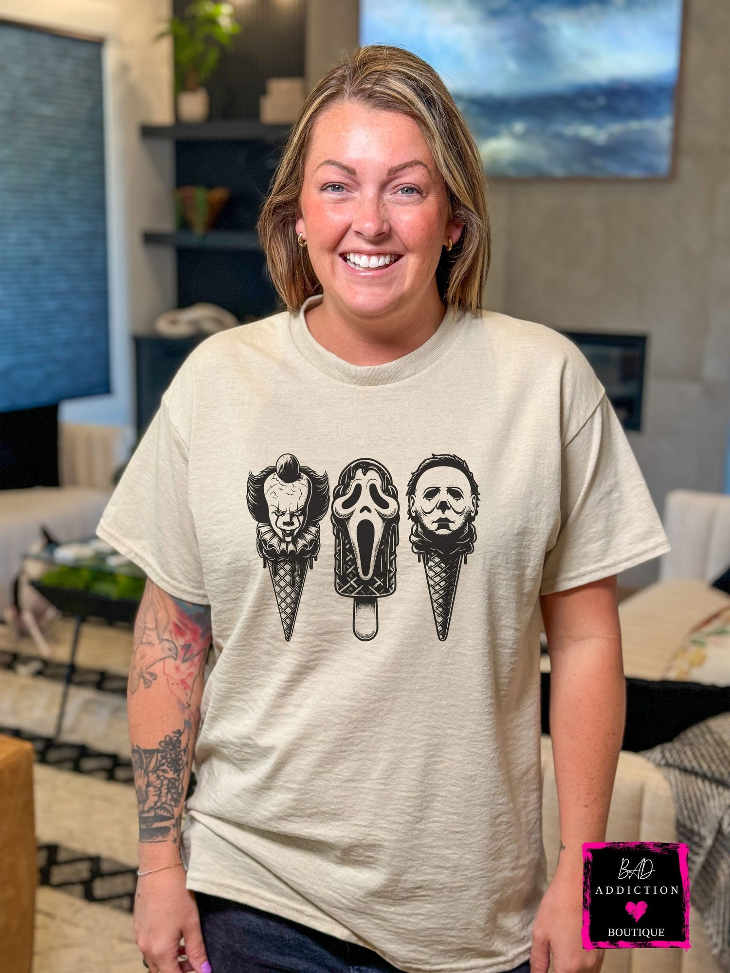 Frosty Friends T-Shirt Bad Addiction