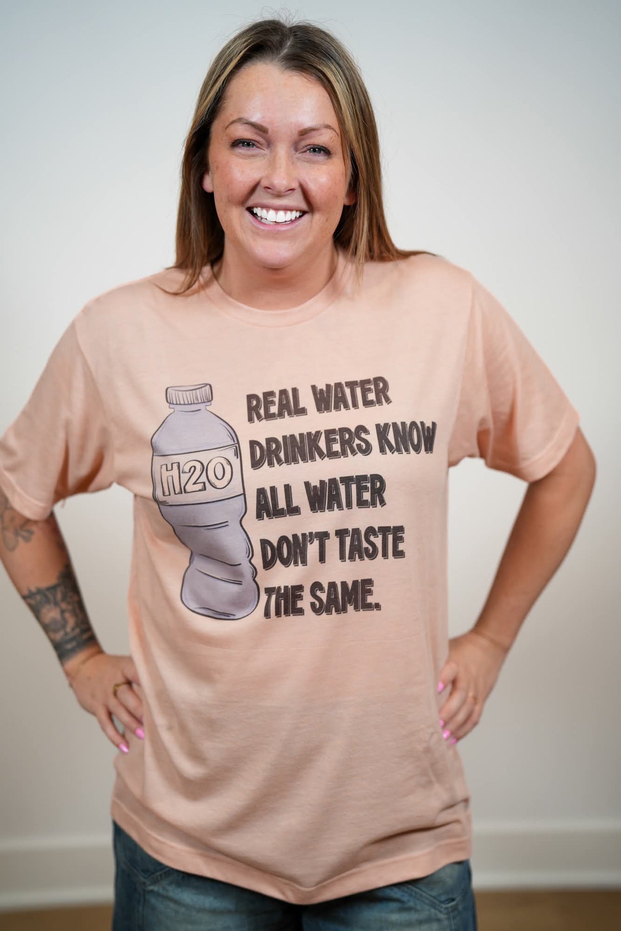 Real Water Drinkers  T-Shirt  - Bad Addiction Exclusive Design!