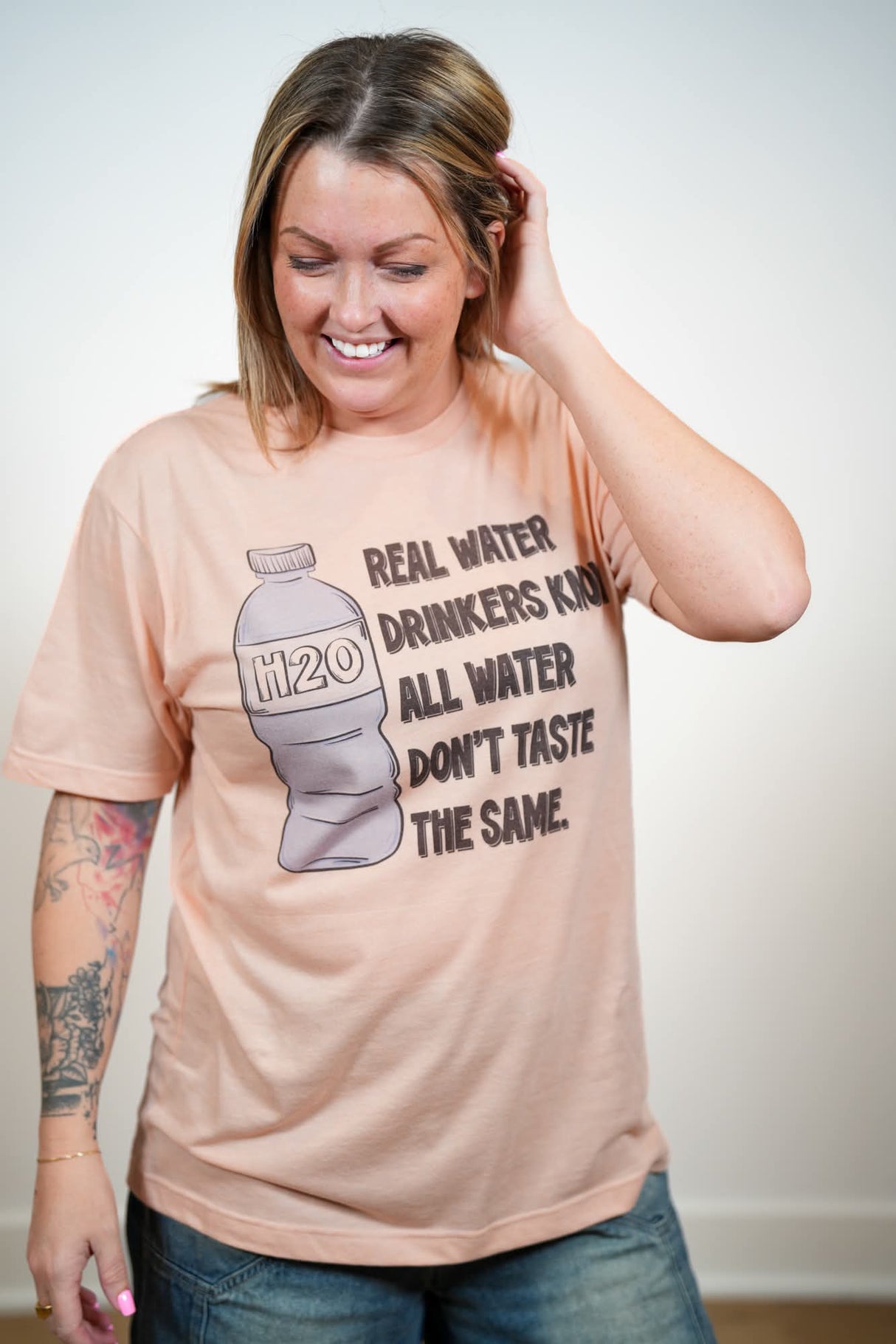 Real Water Drinkers  T-Shirt  - Bad Addiction Exclusive Design!