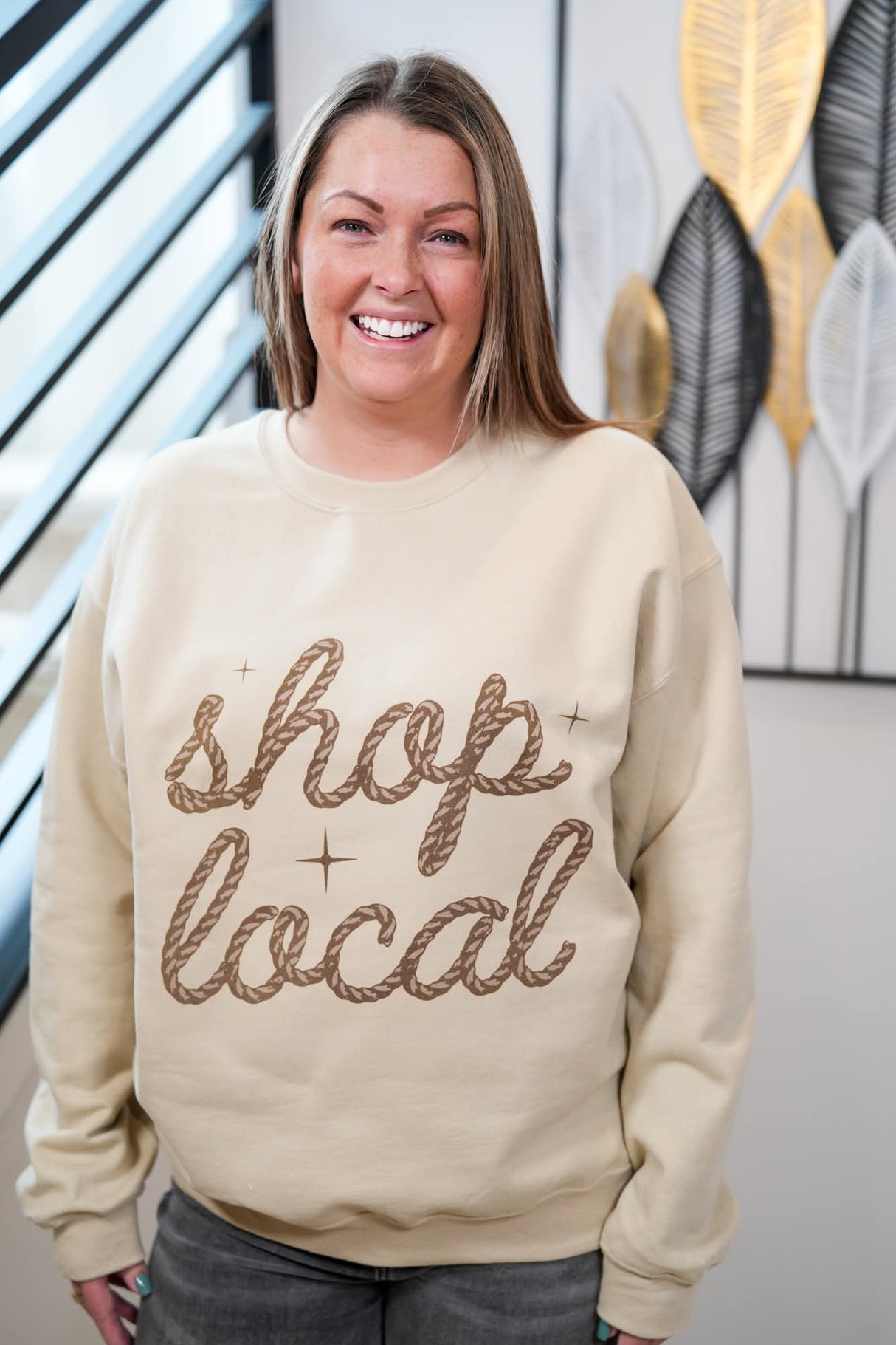 Shop Local Western Rope Sweatshirt