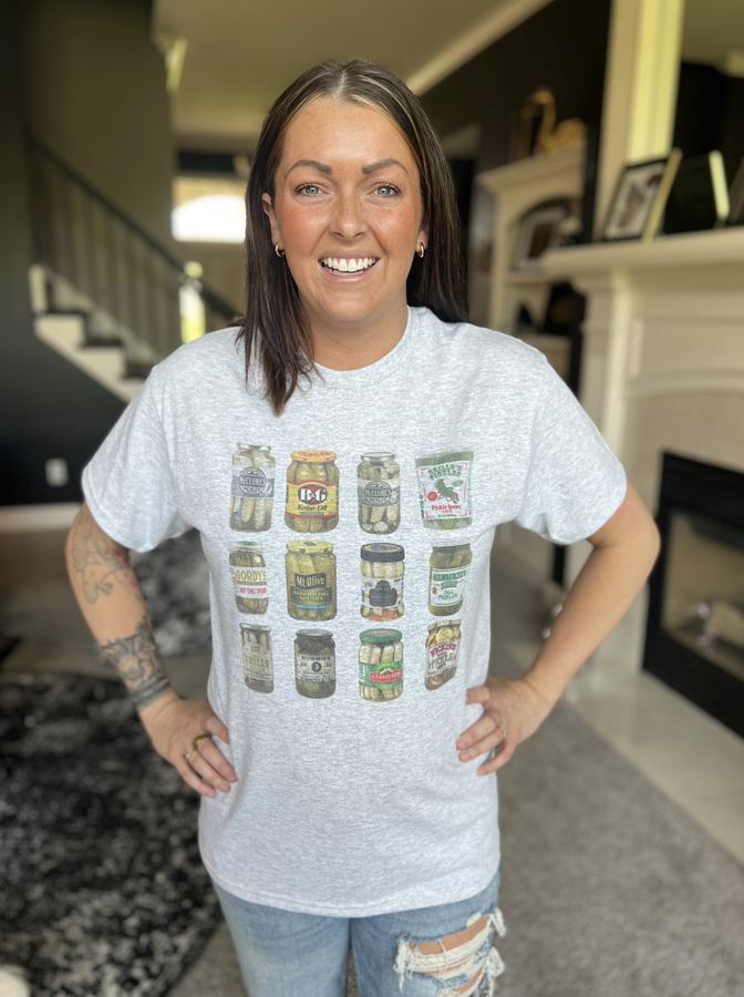 Pickle Jar - Tee - Light Grey Badaddictionboutique20
