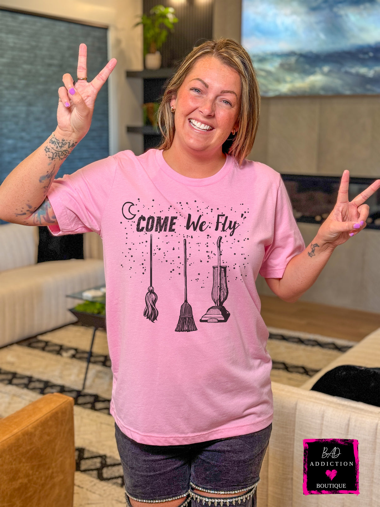 Come We Fly Tee Bad Addiction