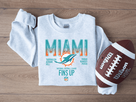 Miami Dolphins Fins Up Crew shop.hp.wholesale