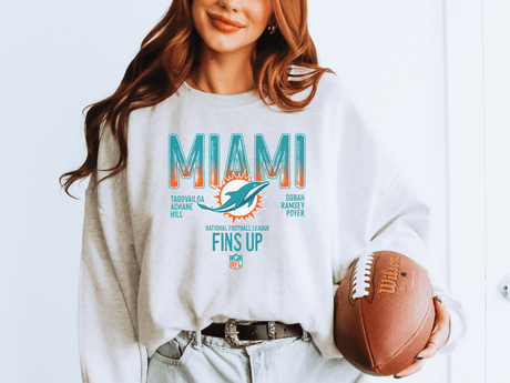 Miami Dolphins Fins Up Crew shop.hp.wholesale