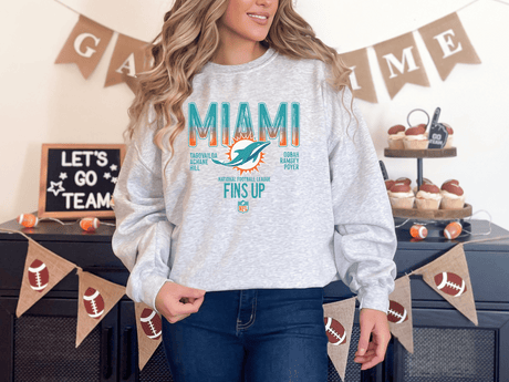 Miami Dolphins Fins Up Crew shop.hp.wholesale