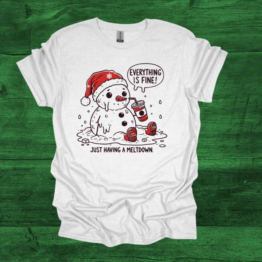 Meltdown Snowman Graphic Tee