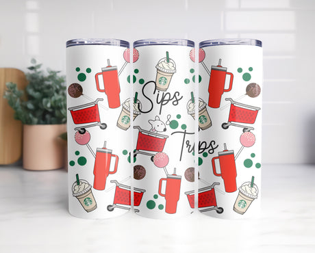 Sips & Trips Tumbler shop.hp.wholesale