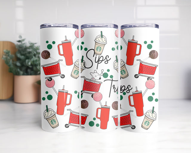 Sips & Trips Tumbler shop.hp.wholesale