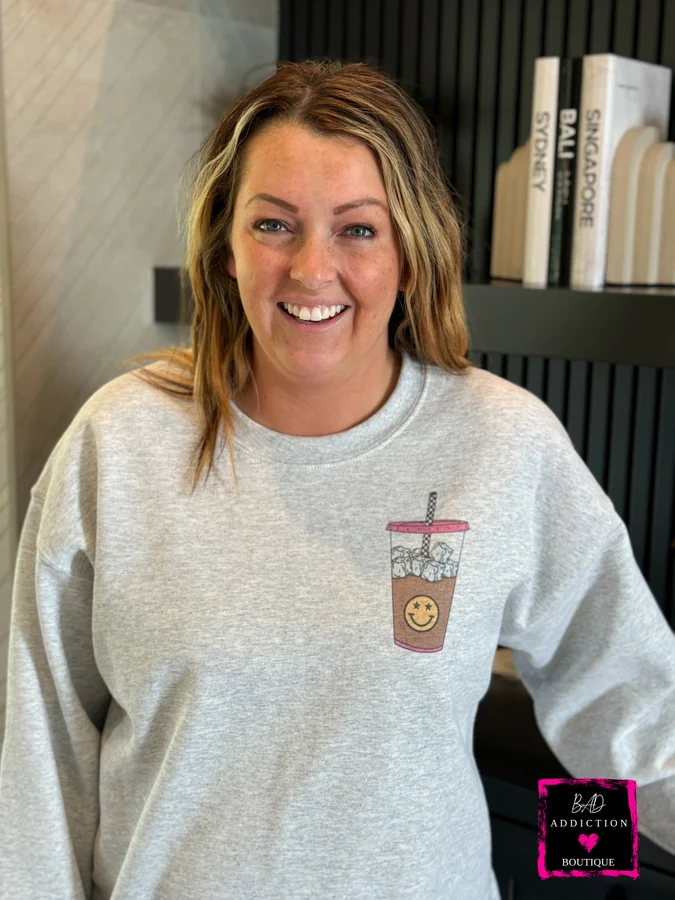 Half Mama Half Iced Coffee Sweatshirt