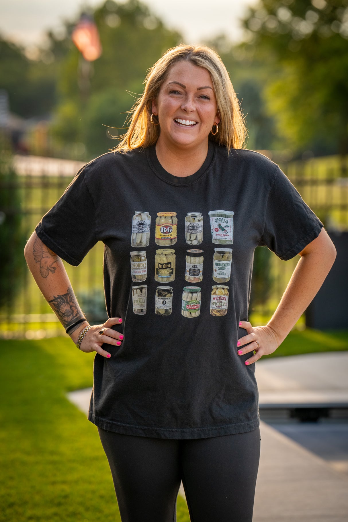 Pickle Jar Black Comfort Colors Tee
