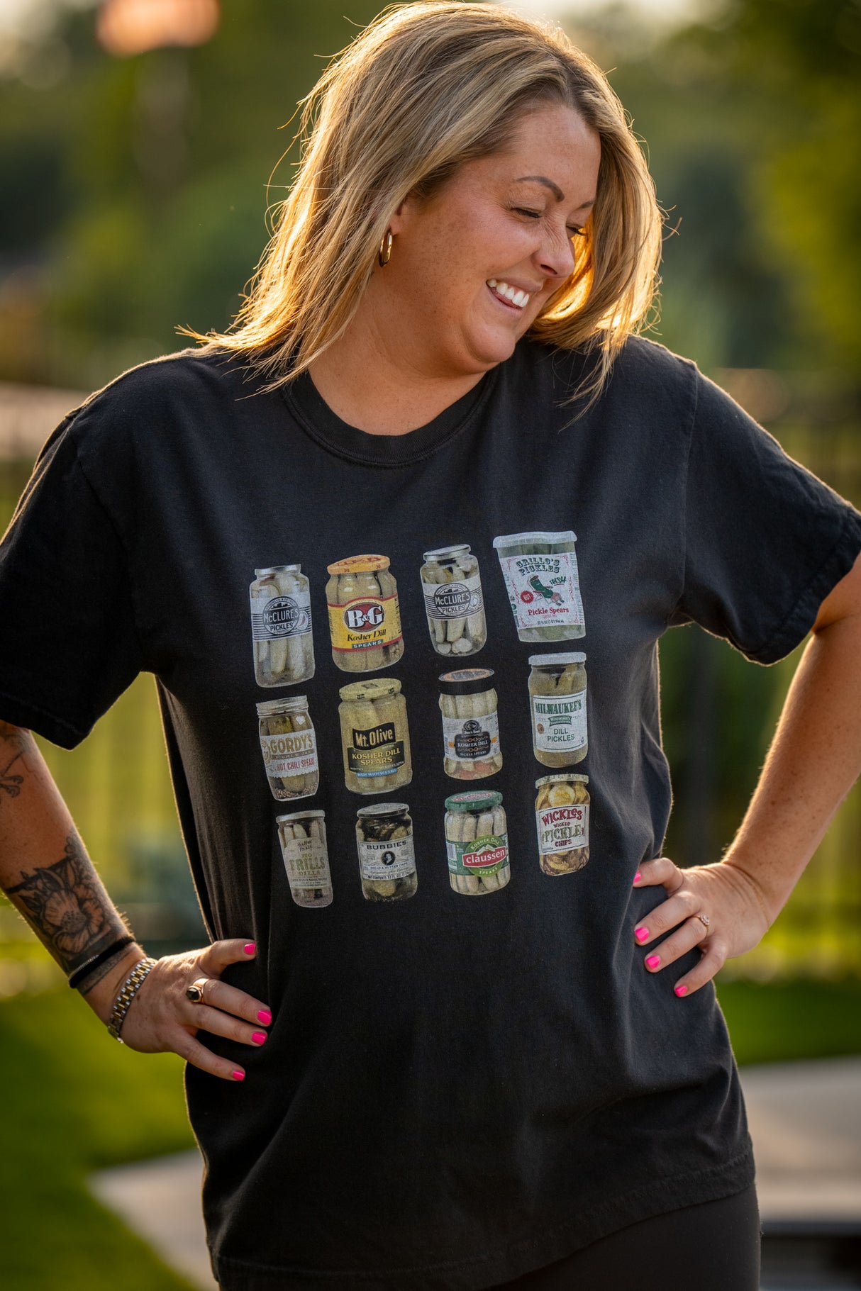 Pickle Jar Black Comfort Colors Tee