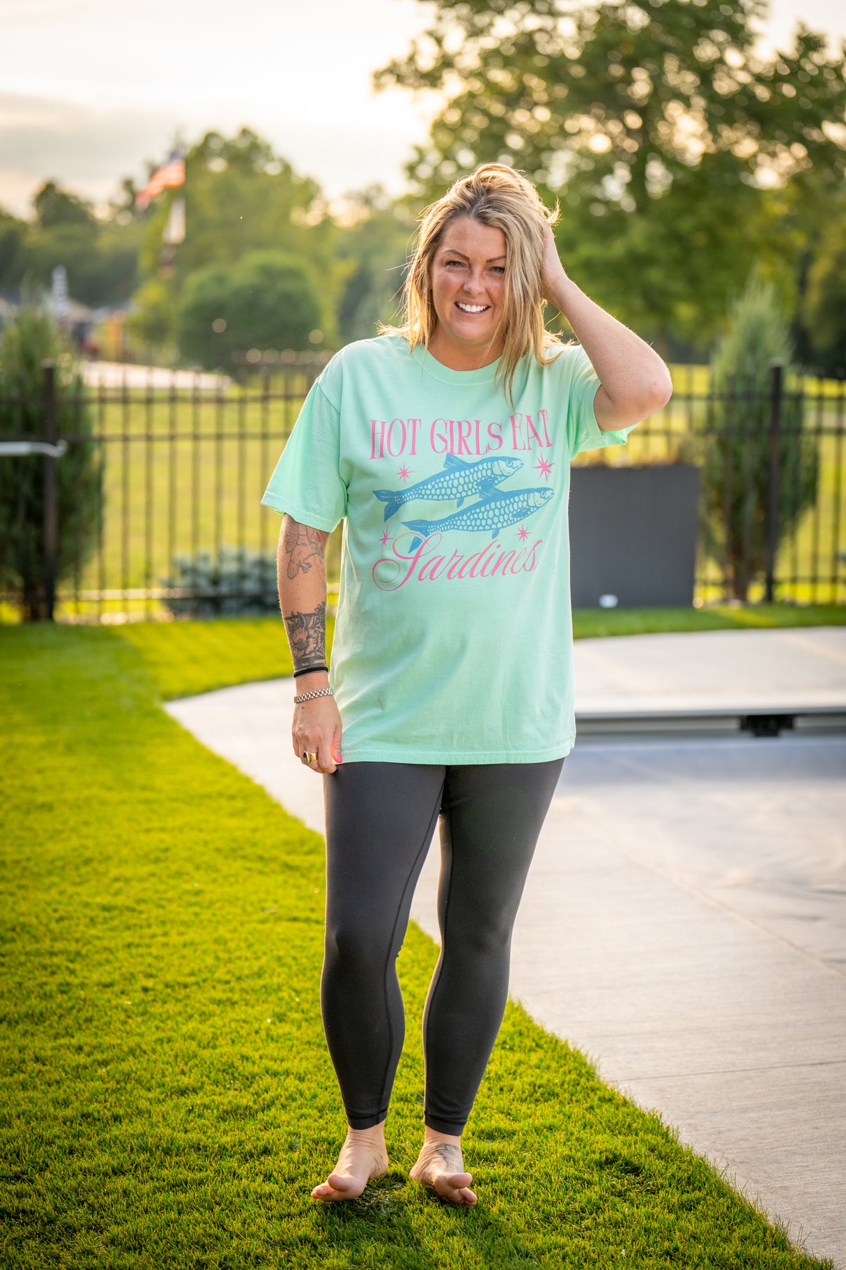 Hot Girls Eat Sardines Comfort Colors Tee