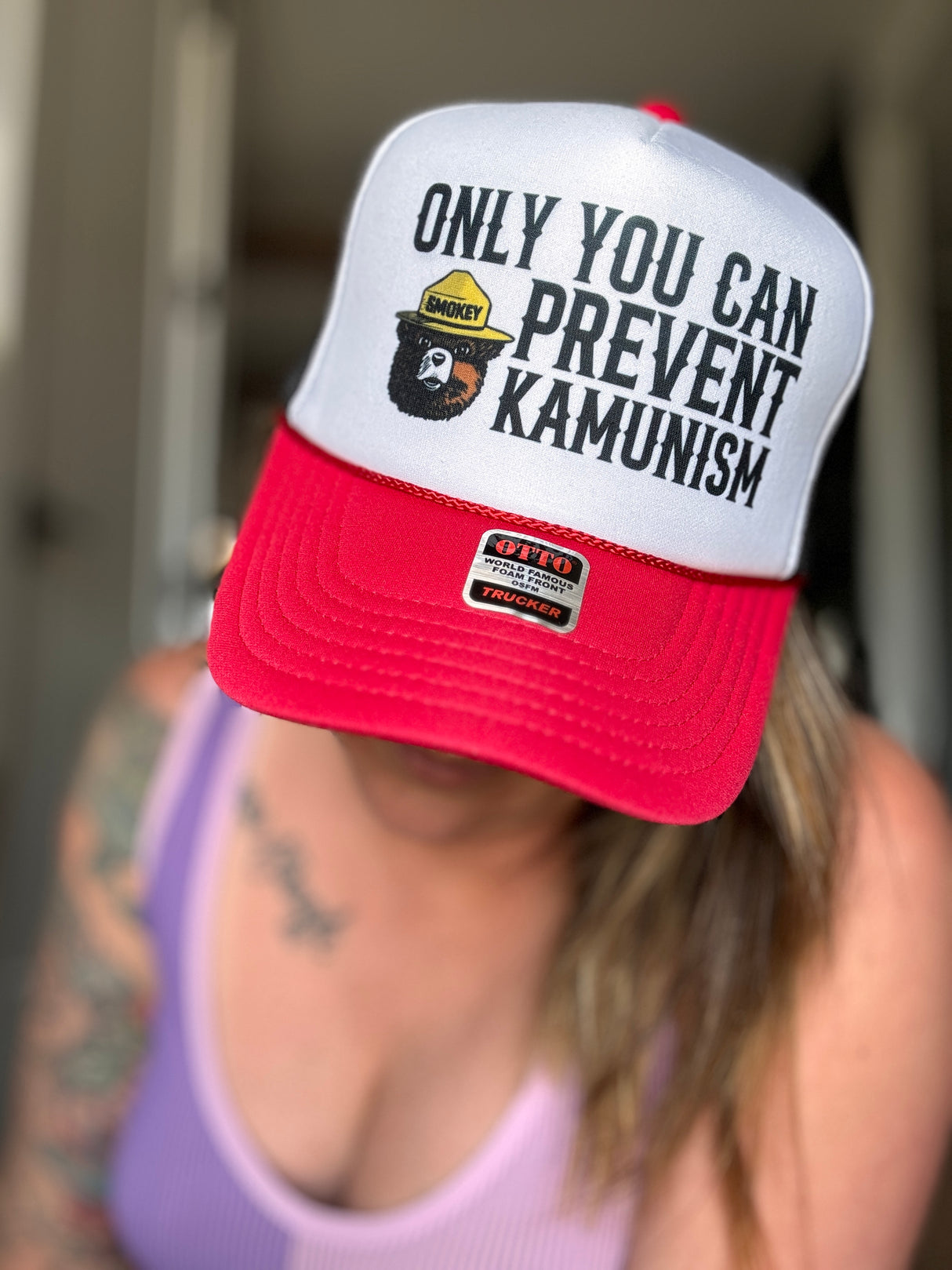 Only You Can Prevent Kamunism Trucker Hat