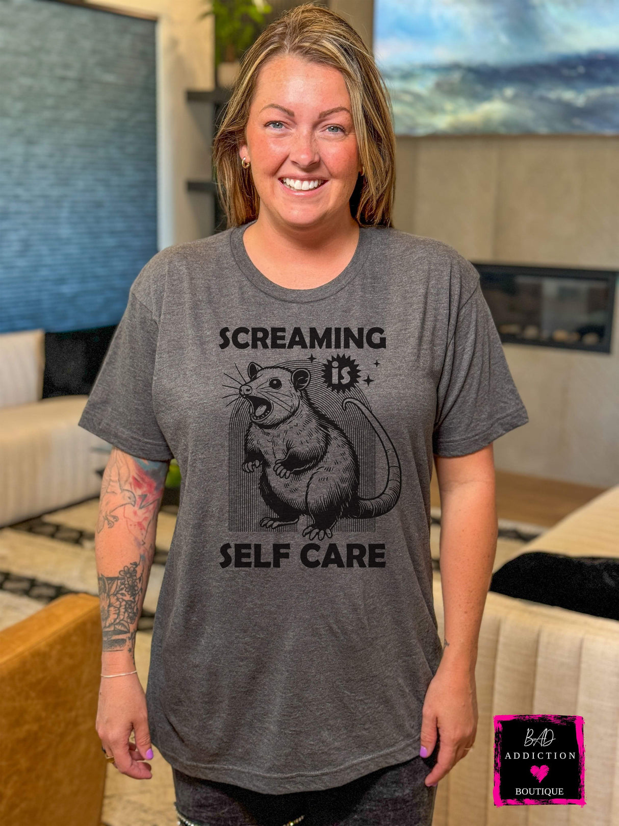 Screaming Is Self Care T-Shirt