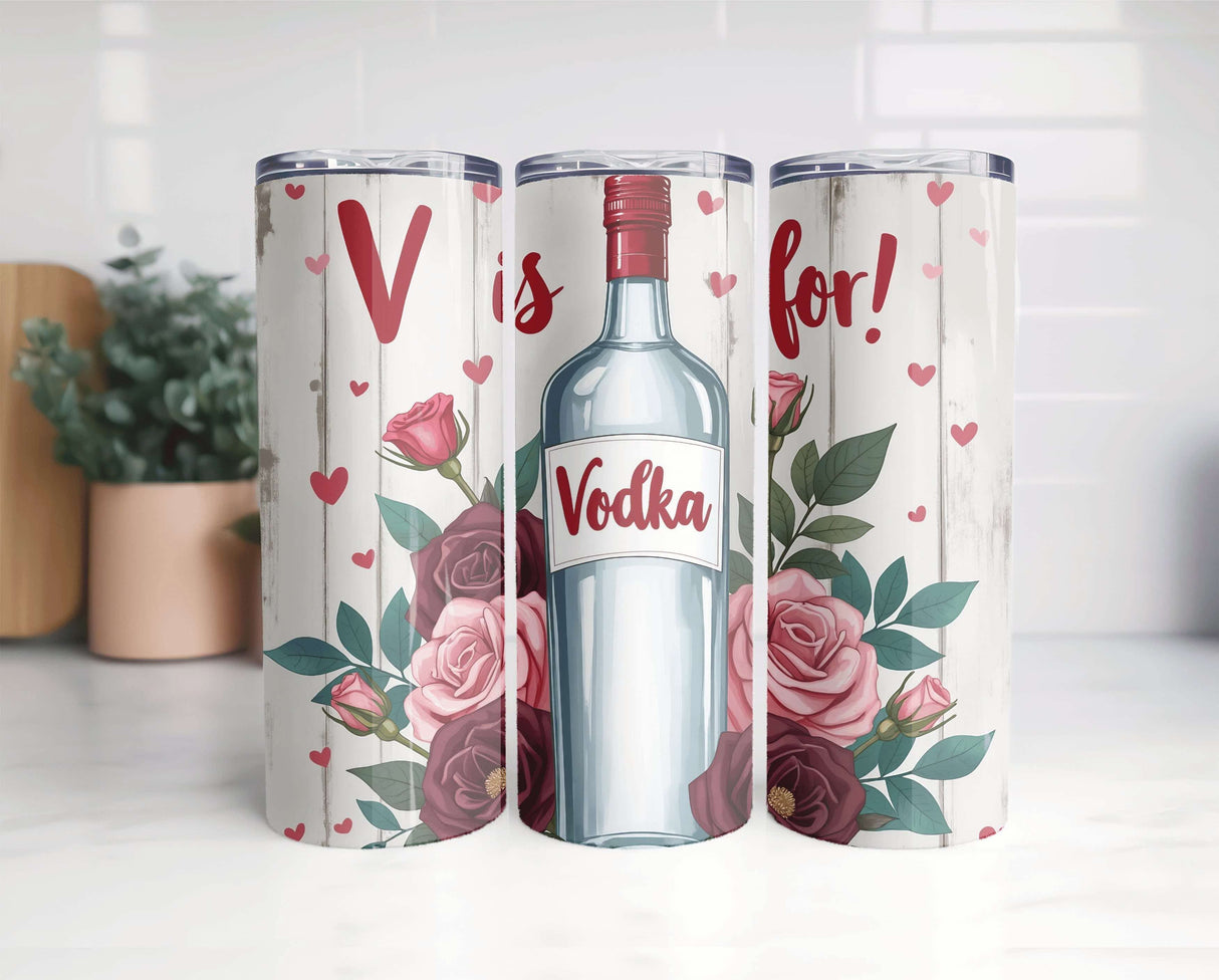 V Is For Vodka Tumbler shop.hp.wholesale