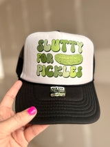 Slutty For Pickles Trucker Hat Badaddictionboutique20