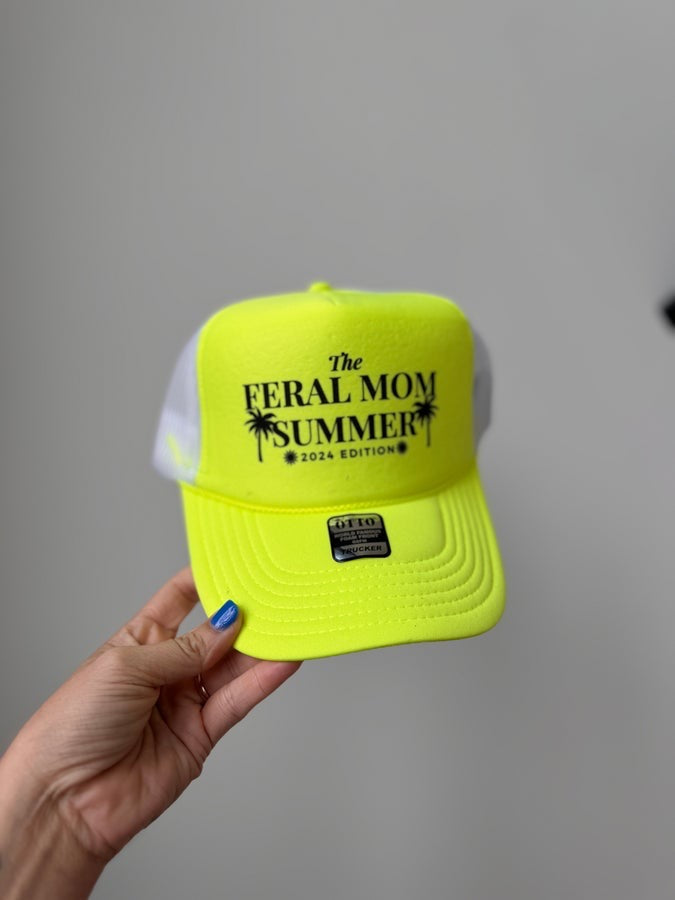 Feral Mom Summer 2024- Trucker Hat Badaddictionboutique20