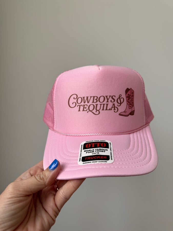 Cowboys & Tequila Trucker Hat Badaddictionboutique20