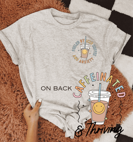 Caffeinated and Thriving tee shop.hp.wholesale