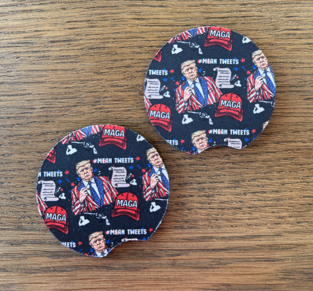 'Merica Car Coaster Set