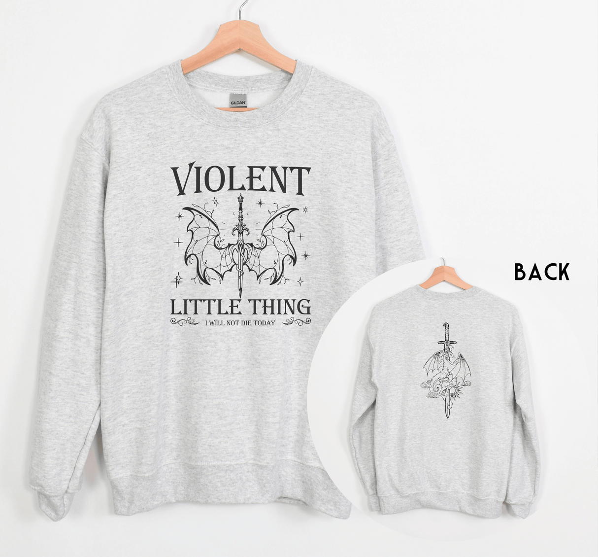 Violent Little Thing Ash Sweatshirt