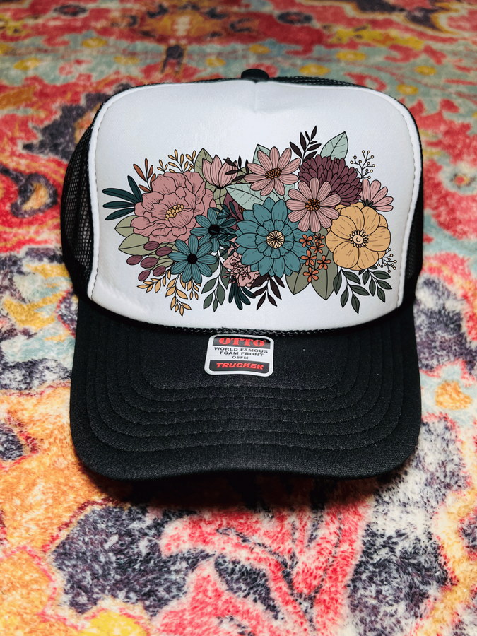 Floral Trucker Hat